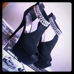 Glammed out high heels